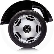 Masinuta electrica Chipolino SUV Mercedes EQG cu scaun din piele si roti EVA black HUBELJMBEQG01B