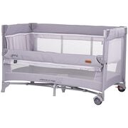 Patut pliabil Chipolino Glory cu laterala culisanta cloud HUBKOSIGL2502CL