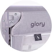 Patut pliabil Chipolino Glory cu laterala culisanta cloud HUBKOSIGL2502CL