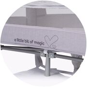 Patut pliabil Chipolino Glory cu laterala culisanta cloud HUBKOSIGL2502CL