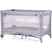 Patut pliabil Chipolino Glory cu laterala culisanta cloud HUBKOSIGL2502CL