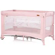 Patut pliabil Chipolino Glory cu laterala culisanta pink marshmallow HUBKOSIGL2504PM