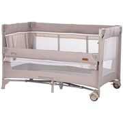 Patut pliabil Chipolino Glory cu laterala culisanta tiramisu HUBKOSIGL2501TR