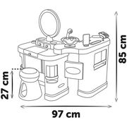 Salon de infrumusetare Smoby My Beauty Center roz cu 26 accesorii HUBS7600320256