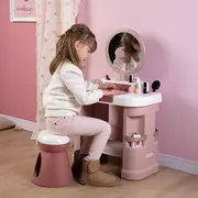 Salon de infrumusetare Smoby My Beauty Dressing Table roz cu 15 accesorii HUBS7600320257