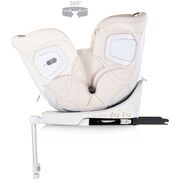 Scaun auto Chipolino Clima Air I-Size 40-150 cm cu sistem Isofix si sezut rotativ biscotta HUBSTKCLA2503BI