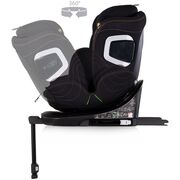 Scaun auto Chipolino Clima Air I-Size 40-150 cm cu sistem Isofix si sezut rotativ blackberry HUBSTKCLA2501BB