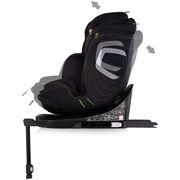 Scaun auto Chipolino Clima Air I-Size 40-150 cm cu sistem Isofix si sezut rotativ blackberry HUBSTKCLA2501BB