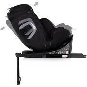 Scaun auto Chipolino Clima Air I-Size 40-150 cm cu sistem Isofix si sezut rotativ blackberry HUBSTKCLA2501BB