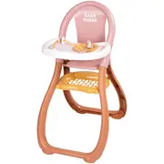 Scaun de masa pentru papusa Smoby Baby Nurse Highchair HUBS7600220388