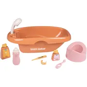 Set de baie pentru papusa Smoby Baby Nurse Bath cu 8 accesorii HUBS7600220383