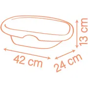 Set de baie pentru papusa Smoby Baby Nurse Bath cu 8 accesorii HUBS7600220383