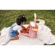 Valiza multifunctionala pentru papusi Smoby Baby Nurse Nursery Suitcase 3 in 1 cu 6 accesorii HUBS7600220392