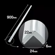 Banda protectie mobilier, transparenta, 90cm