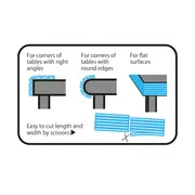 Banda protectie mobilier, tubulara, transparenta, 1.2m