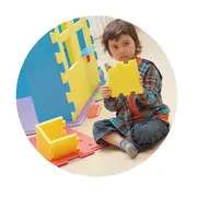 Casuta educativa pentru copii, puwa puwa, din spuma