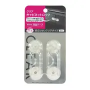 Opritor usa dulap, din plastic, transparent, 2 buc