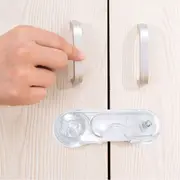 Opritor usa dulap, din plastic, transparent, 2 buc