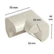 Protectie colturi, gri deschis