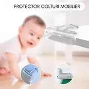 Protectie colturi, transparenta, 4 buc