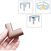 Protectie colturi mobila, maro