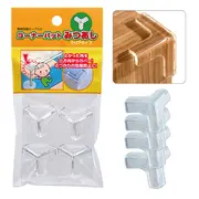 Protectie colturi mobila, trei laturi, transparent, 4 buc