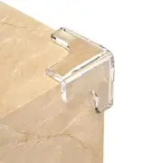 Protectie colturi mobila, trei laturi, transparent, 4 buc