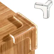 Protectie colturi mobila, trei laturi, transparent, 4 buc