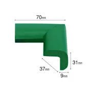 Protectie colturi mobila, verde