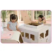 Trenulet din carton, pentru colorat