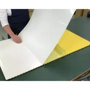 Banda dublu-adeziva, din adeziv acrilic, pentru panouri decorative pereti, 90cm, transparenta