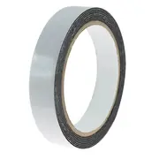 Banda dublu adeziva, din adeziv acrilic, pentru uz exterior, 2m, neagra