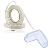 Banda dublu adeziva, din adeziv acrilic, pentru uz interior, 10mm 5m, transparenta