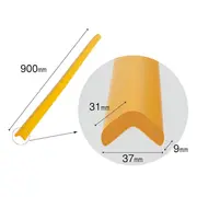 Banda protectie colturi, din spuma, 90cm, crem