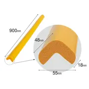 Banda protectie colturi, din spuma, 90cm, crem