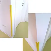 Banda protectie colturi, din spuma, 90cm, galben lamaie