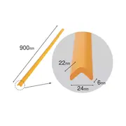 Banda protectie mobilier, din spuma, 90cm, albastru