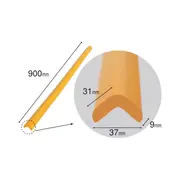 Banda protectie mobilier, din spuma, 90cm, albastru