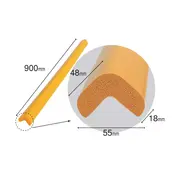 Banda protectie mobilier, din spuma, 90cm, albastru