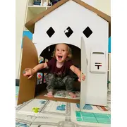 Casuta pentru copii de colorat ,   joc creativ cu accesorii