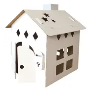 Casuta pentru copii de colorat ,   joc creativ cu accesorii