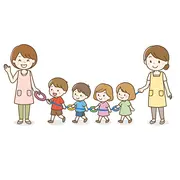 Inele de mers pentru copii, pentru orientare in grup, set 6 buc