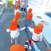 Inele de mers pentru copii, pentru orientare in grup, set 6 buc