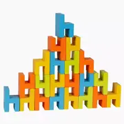 Joc de echilibru pentru copii, de lemn, 24 piese, goki