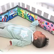 Pachet protectii copii, 13 piese, culoarea lemnului inchis