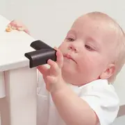 Pachet protectii pentru copii, 11 piese, crem roz