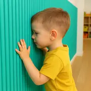 Panou decorativ perete spuma cauciuc 600x900x9 - siguranta copii