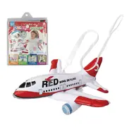 Perna bebelus tip rucsac, ham 3 in 1 ,   protectie cap si spate cu design avion