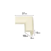 Protectie colturi pentru mobila, din spuma, set 4 buc