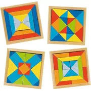 Puzzle lemn copii, 2 in 1, din lemn, goki